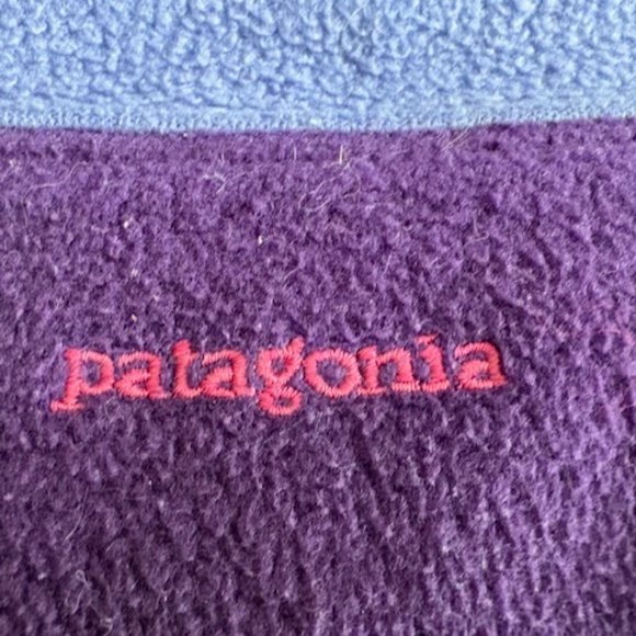 PATAGONIA fleece beanie hat toque sz L unisex adults purple lavender - Picture 3 of 10